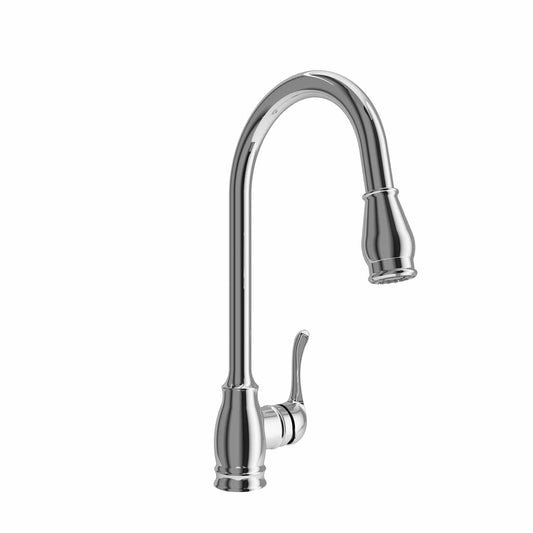 BOCCHI BELSENA Pull-Out Spray Kitchen Faucet, Polished Chrome - 2002 0001 - Manor House Sinks