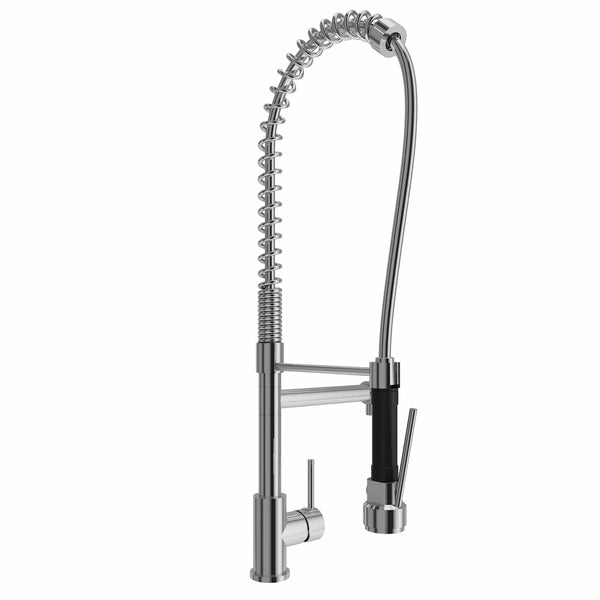 BOCCHI MAGGIORE Spiral Pull-Down Spray Kitchen Faucet, Polished Chrome - 2015 0001 - Manor House Sinks