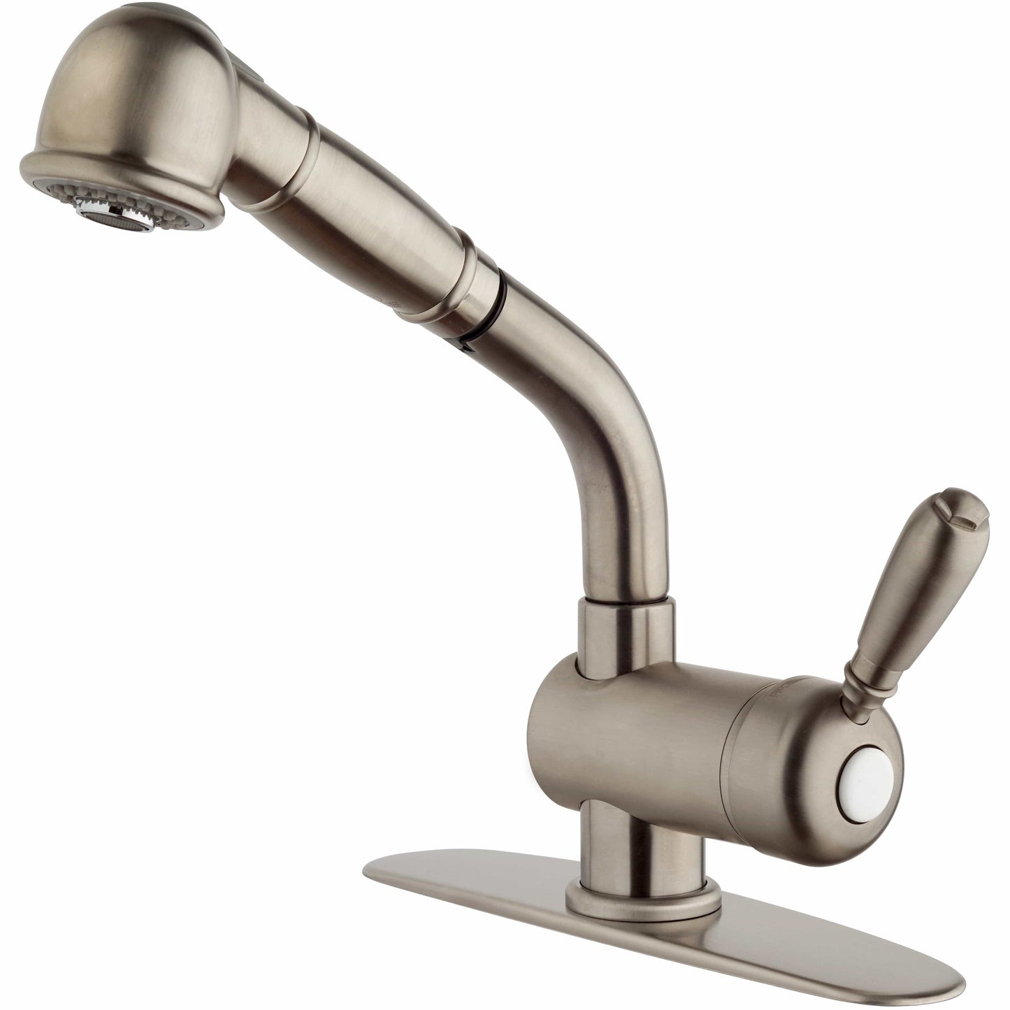 LATOSCANA Antique Single Handle Pull-Out Spray Kitchen Faucet