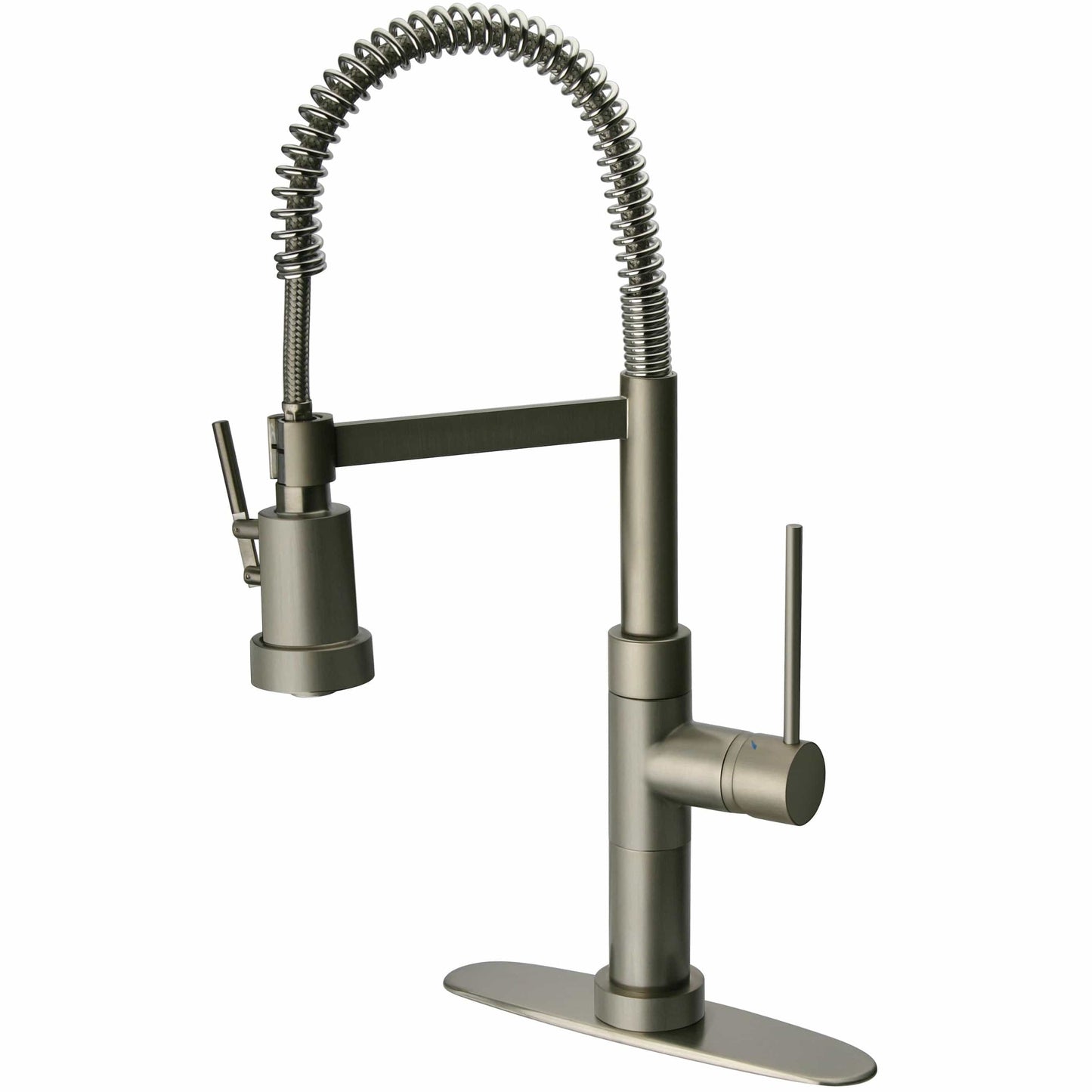 LATOSCANA Mini Marilyn Single Handle Pull-Out Spray Kitchen Faucet, Chrome - 78CR557PHD - Manor House Sinks