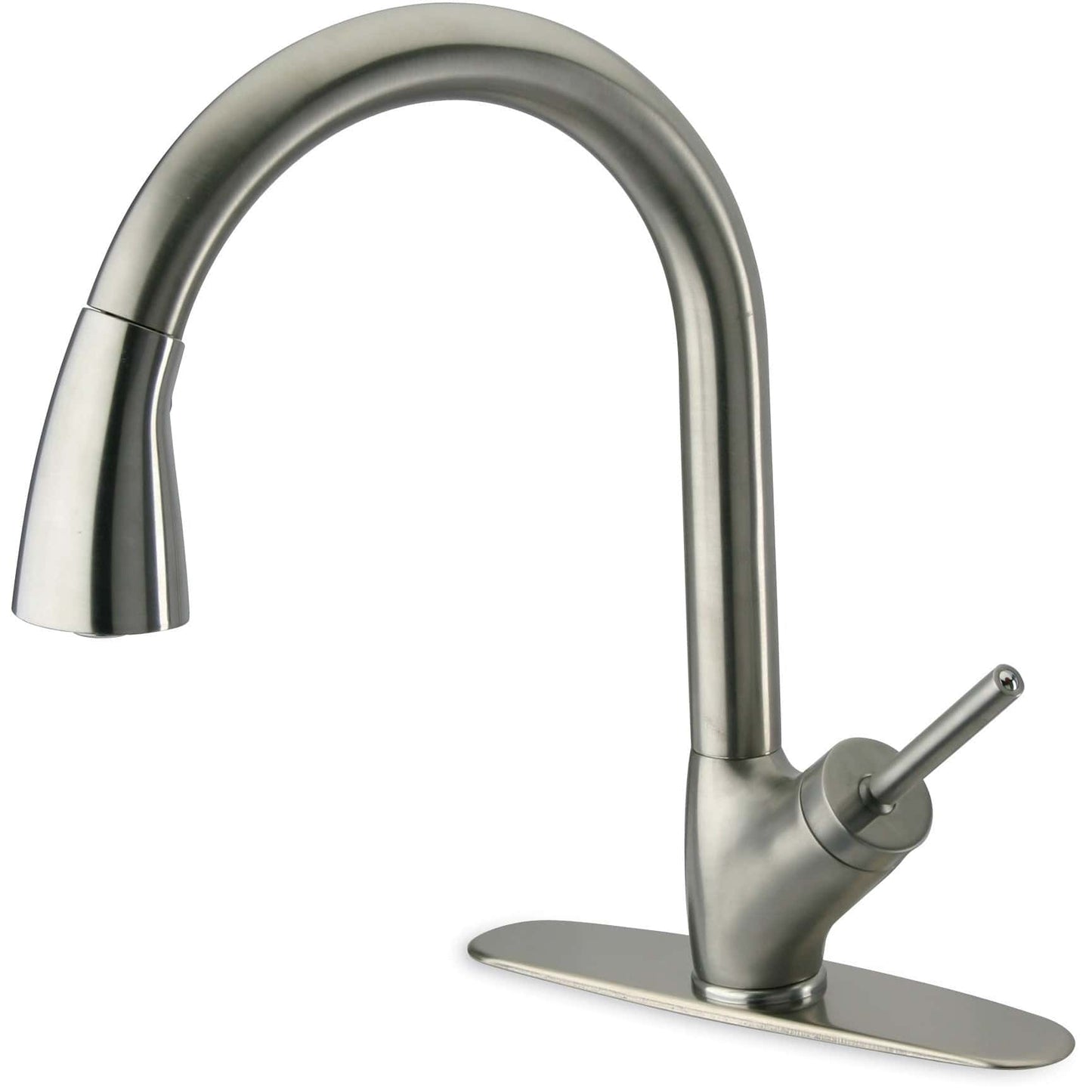 LATOSCANA Single Handle Pull-Down Spray Kitchen Faucet, Chrome - 64CR591JO - Manor House Sinks