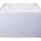 ALFI 39" Arched Thick Wall Fireclay Double Bowl Farm Sink AB3918ARCH-W