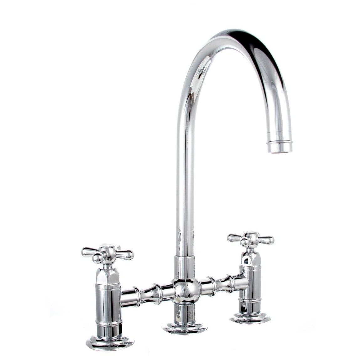 ZLINE Mona Chrome Widespread Kitchen Faucet MNA-KF-CH showcasing classic elegance and superior functionality.