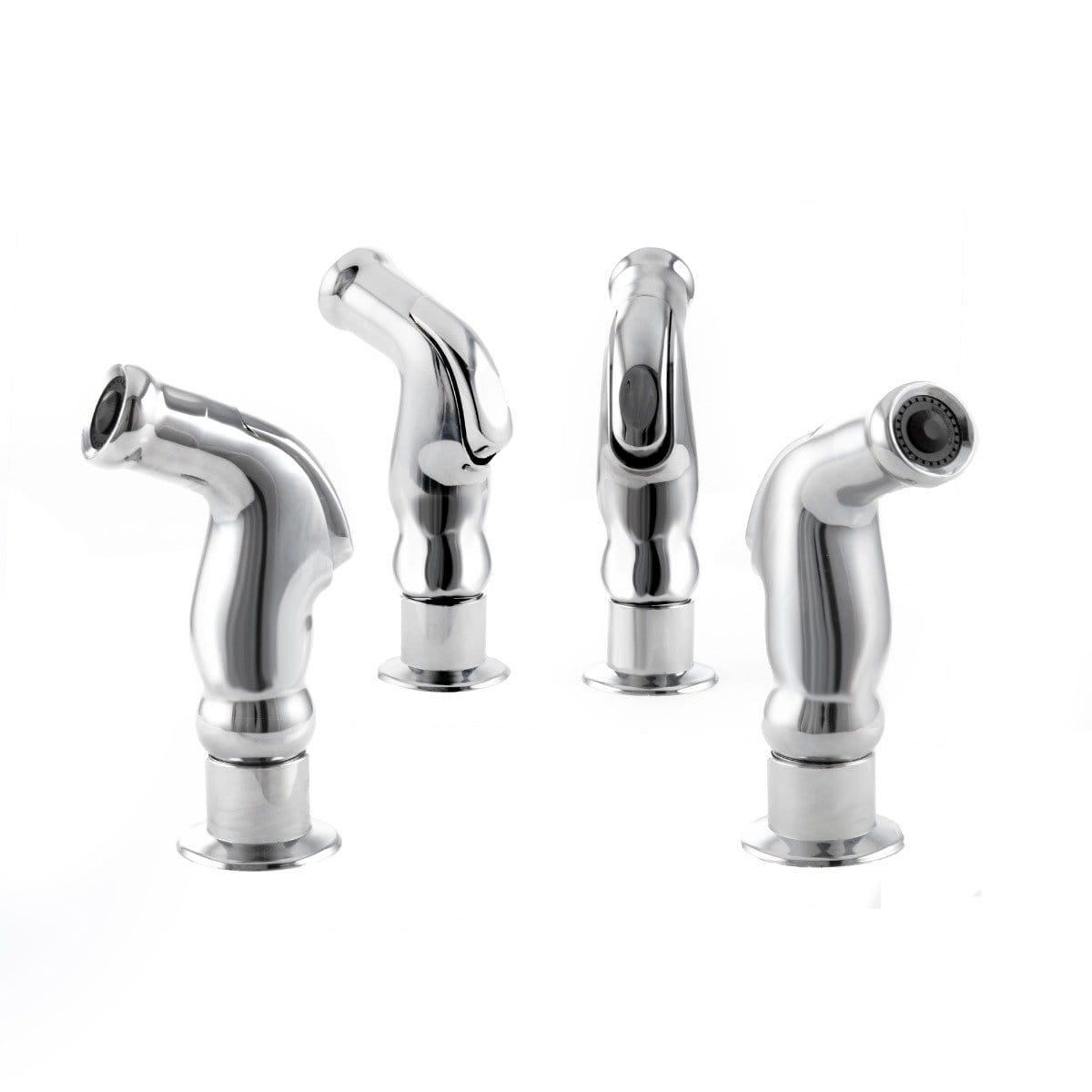 ZLINE Mona Chrome Widespread Kitchen Faucet MNA-KF-CH spouts showcasing professional design and shine.