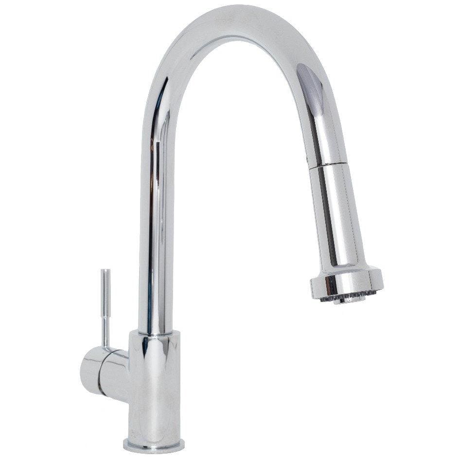 ZLINE Monet Kitchen Faucet showcasing a polished chrome finish and elegant pull-down design for a refined kitchen.