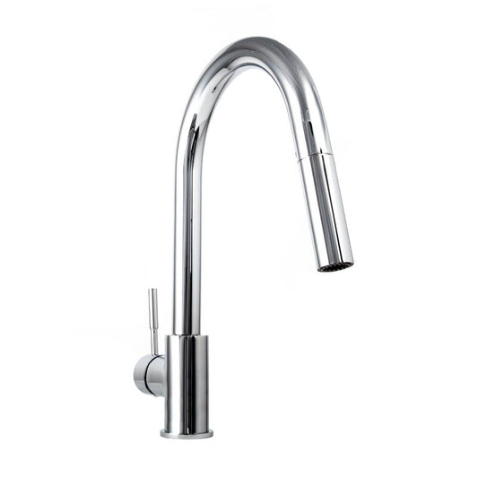 ZLINE Gemini Kitchen Faucet in polished chrome finish with a modern pull-down sprayer design.