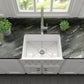 ZLINE Venice Farmhouse Reversible Fireclay Sink in White Gloss (FRC5120-WH-24)