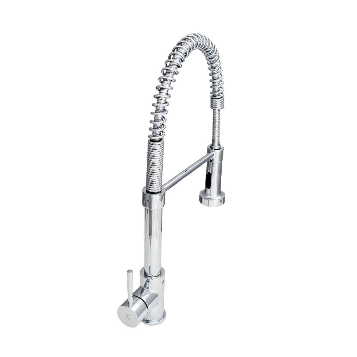 ZLINE Apollo Kitchen Faucet with pull-down sprayer in chrome finish for professional kitchen performance.
