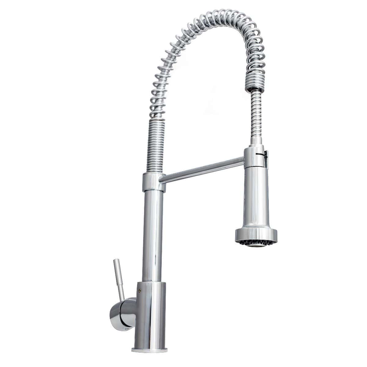 ZLINE Apollo Kitchen Faucet featuring a sleek pull down design and professional chrome finish for modern kitchens.