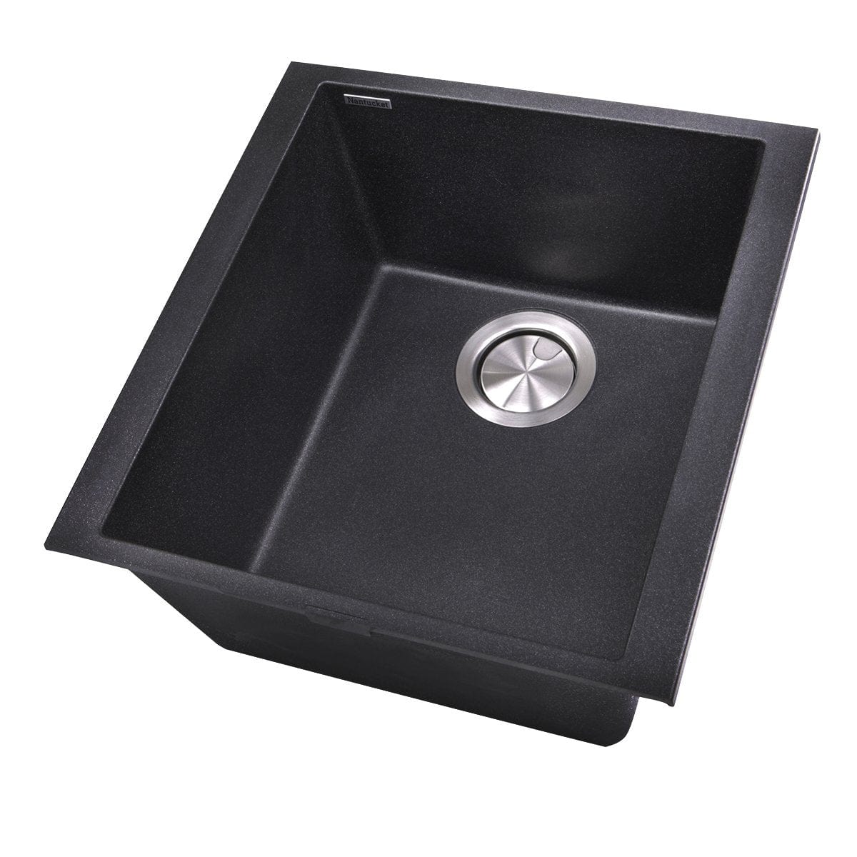 Striking Black Bar Sink - Nantucket 17" Undermount for Bold Entertaining with deep black finish and sleek design.