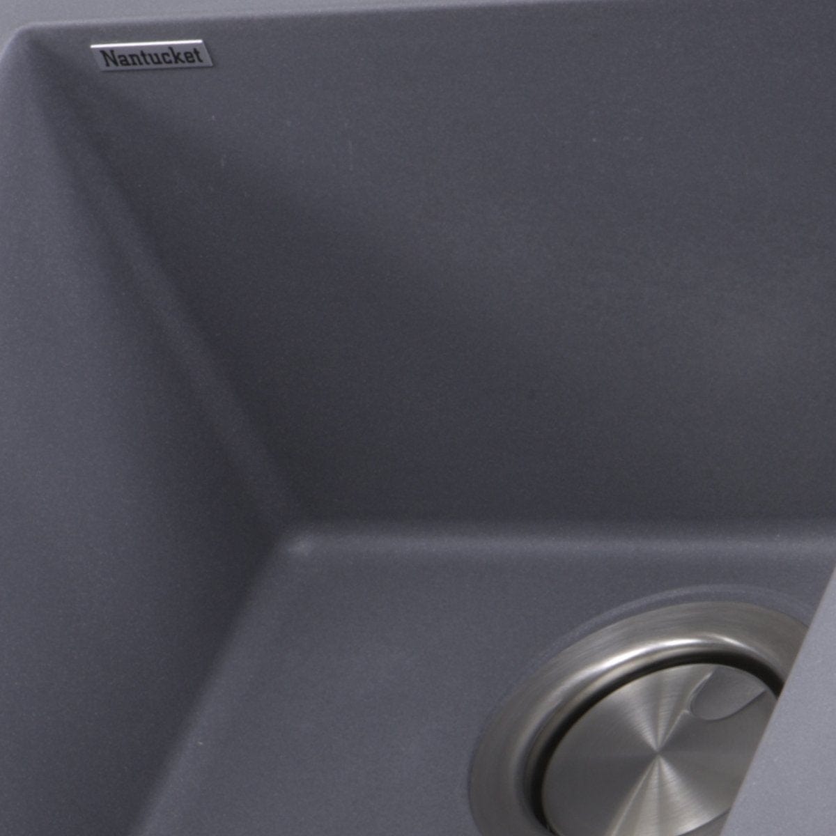 Front view of Modern Titanium Bar Sink - 17" Nantucket Undermount for Contemporary Spaces showcasing sleek design.