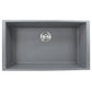 Nantucket 33" Undermount Granite Composite Sink in Titanium - PR3320-TI-UM