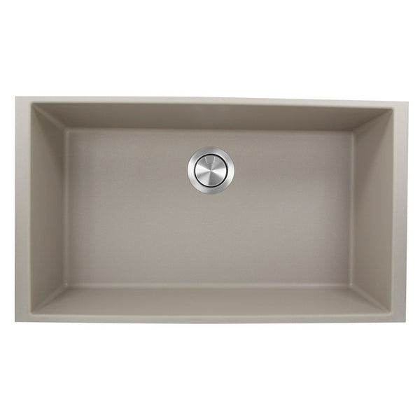 Nantucket 33 Undermount Granite Composite Sink in Truffle - PR3320-TR-UM