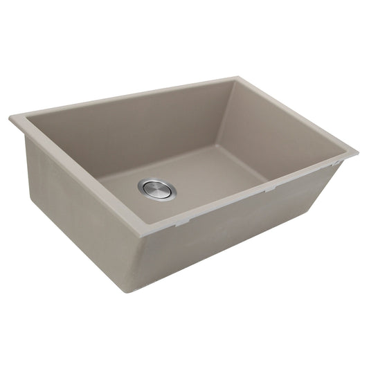 Nantucket 33" Undermount Granite Composite Kitchen Sink Truffle showcasing rich truffle coloration and elegant design.