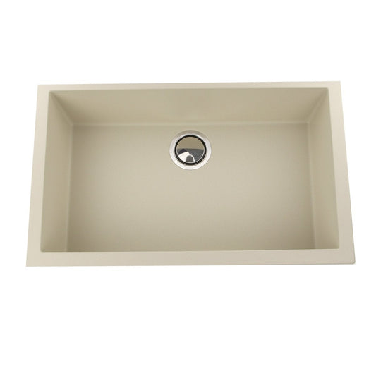 Nantucket Large Single Bowl Undermount Granite Composite Sand - PR3018-S