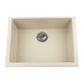 Nantucket Small Single Bowl Undermount Granite Composite Sand - PR2418-S - Manor House Sinks