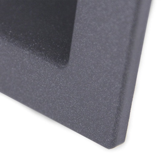 Titanium Small Kitchen Sink - Modern Undermount by Nantucket close-up showing sleek titanium finish.