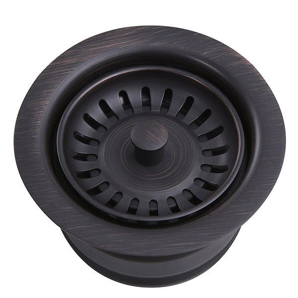 Nantucket 3.5 Extended Flange Disposal Kitchen Drain Brushed Oil Rubbed Bronze - 3.5EDF-ORB