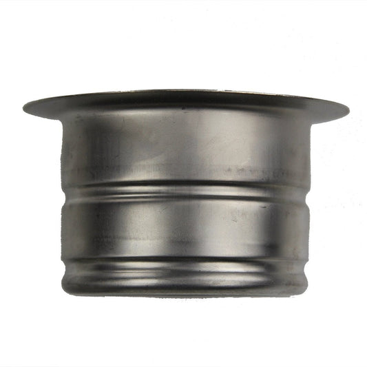 Nantucket 3.5" Extended Flange Disposal Kitchen Drain in Brushed Stainless - 3.5EDF-BRS