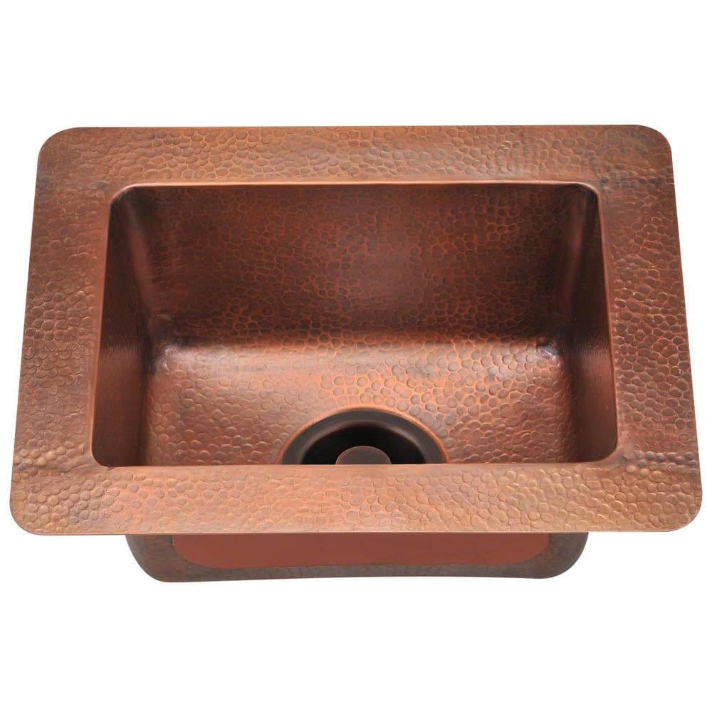 Polaris 16" Copper Single Bowl Sink - P509