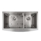 ZLINE Courchevel Farmhouse 36" Undermount Double Bowl Sink in Stainless Steel (SA60D-36)