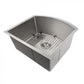 ZLINE Telluride 22" Undermount Single Bowl Sink in Stainless Steel (SCS-22)