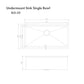ZLINE Garmisch 33" Undermount Single Bowl Sink in Stainless Steel with Accessories (SLS-33)