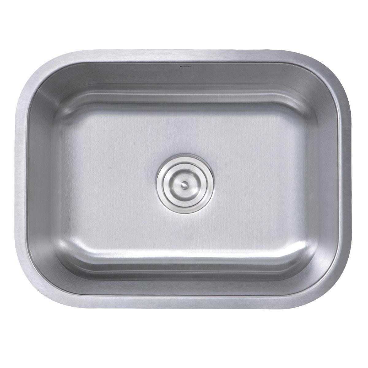 Nantucket 23" Small Rectangle Single Bowl Undermount Stainless Steel Kitchen Sink - NS09i-16 in premium brushed finish.