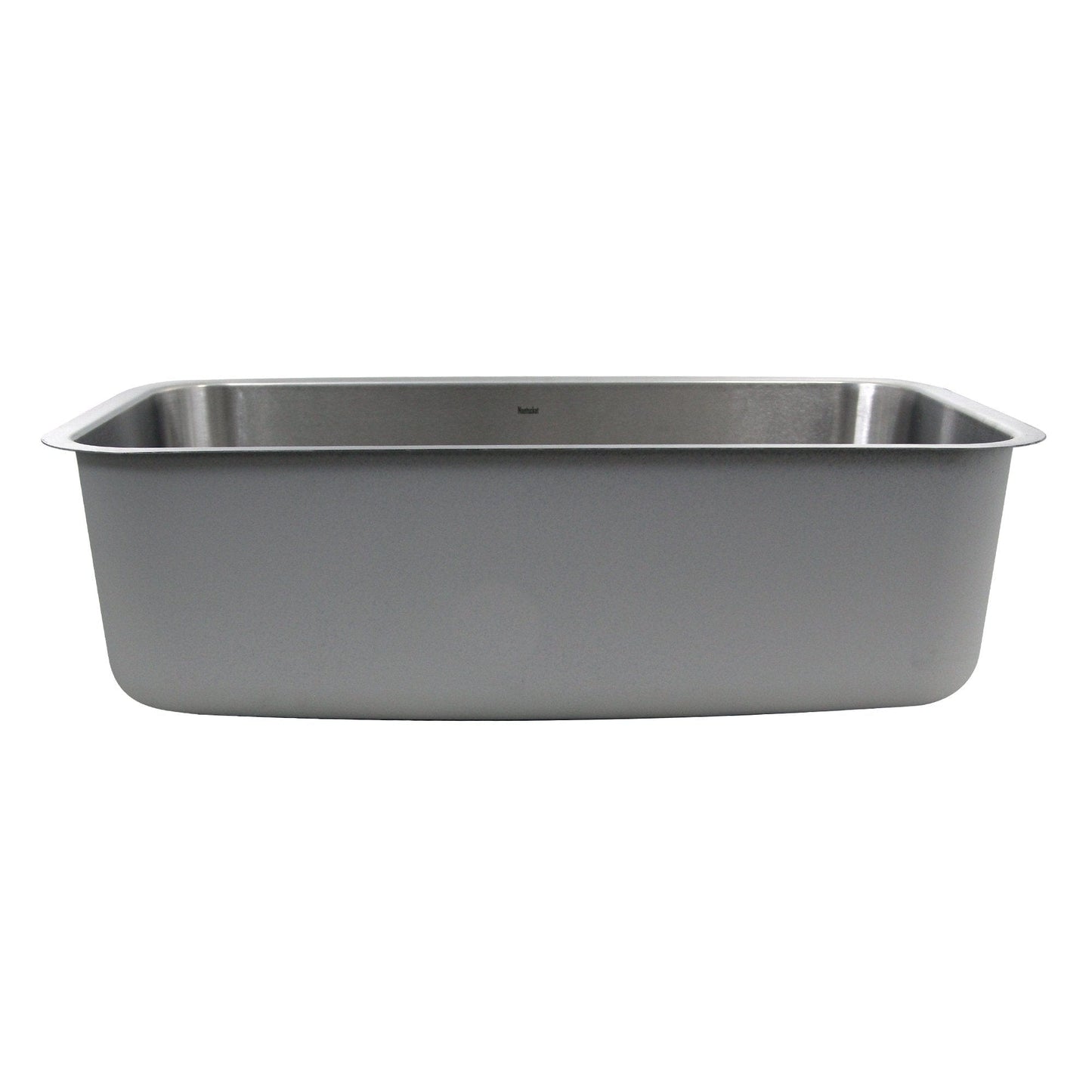 Nantucket 30" Large Rectangle Single Bowl Undermount Stainless Steel Kitchen Sink, 9 Inches Deep - NS3018-9-16 side view