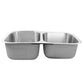 Nantucket 32" 60/40 Double bowl Undermount Stainless Steel Kitchen Sink, 18 Gauge - NS6040-18