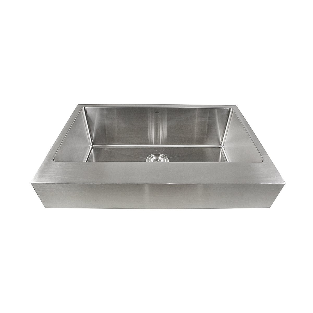 Nantucket EZApron33-5.5 Patented Design Pro Series Single Bowl Undermount Stainless Steel Kitchen Sink with 5.5" Apron Front - EZApron33-5.5