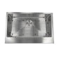 Nantucket EZApron33 Patented Design Pro Series Single Bowl Undermount Stainless Steel Kitchen Sink with 7" Apron Front - EZApron33