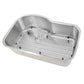Nantucket Single Bowl Oblong Undermount Stainless Steel Kitchen Sink, 16 Gauge - MOBYXL-16
