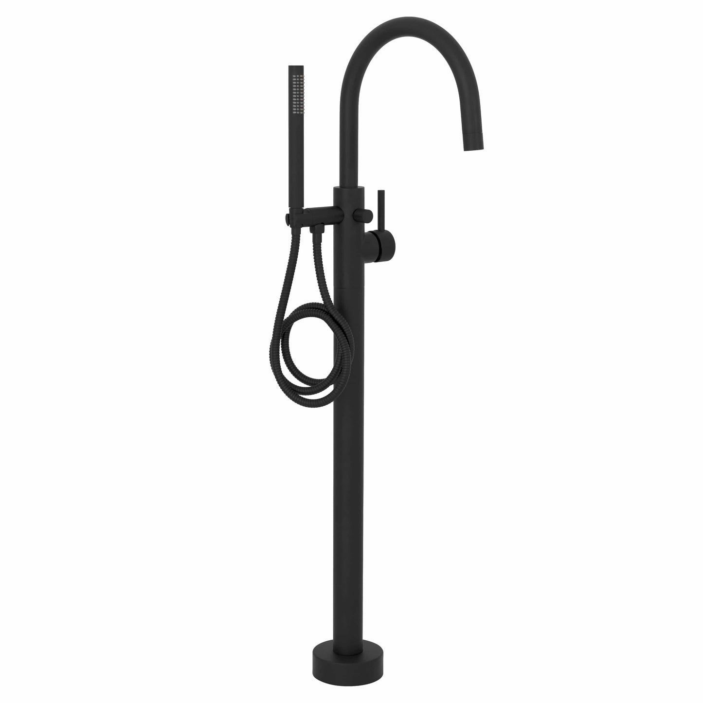 ZLINE Emerald Bay Bath Tub Filler in modern design with handheld shower, perfect for luxury bathrooms.