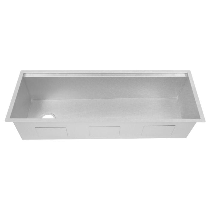 ZLINE Garmisch 45" Undermount Single Bowl Sink in DuraSnow® Stainless Steel with Accessories (SLS-45S)