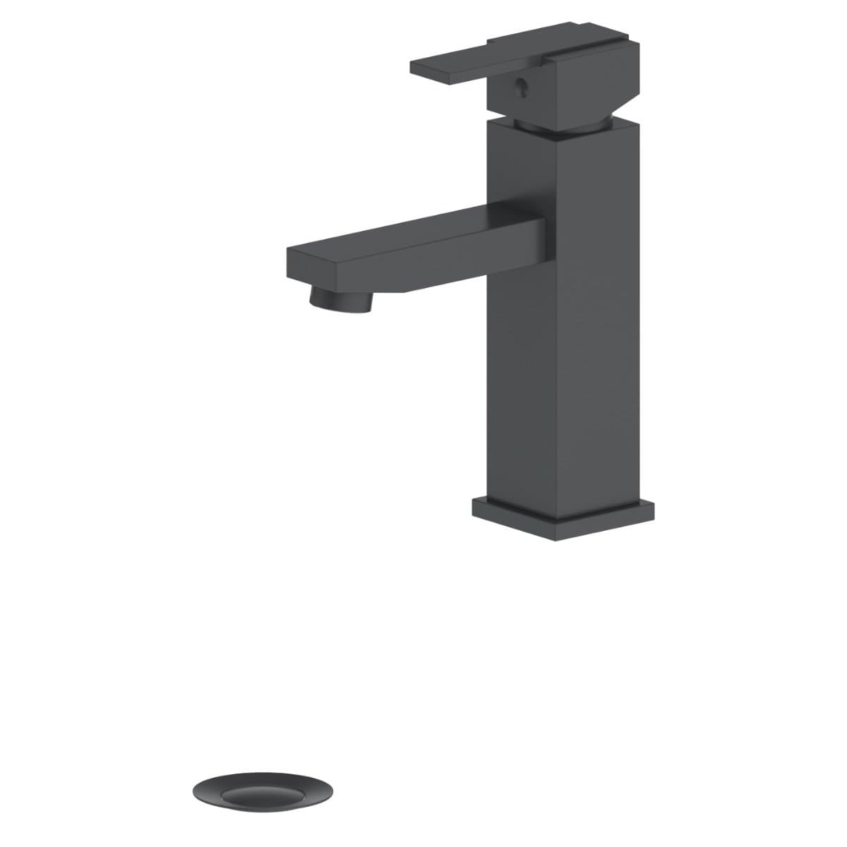 ZLINE Spooner Bath Faucet in Electric Matte Black (SPN-BF-MB) showcasing contemporary design and sleek matte black finish.