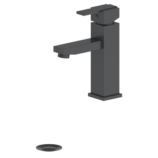 ZLINE Spooner Bath Faucet in Electric Matte Black (SPN-BF-MB) showcasing contemporary design and sleek matte black finish.