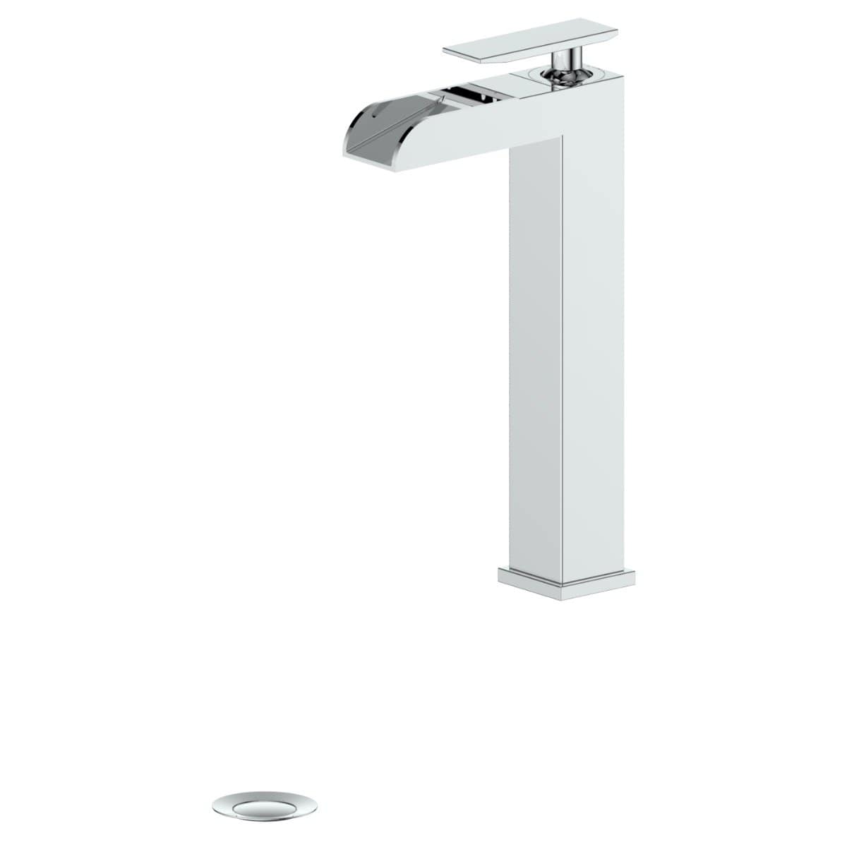 ZLINE Eagle Falls Bath Faucet featuring elevated waterfall design for a natural flow aesthetic.
