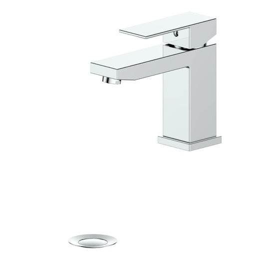 ZLINE North Lake Bath Faucet in Chrome with sleek modern design and polished finish.