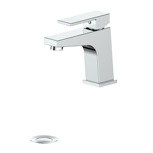 ZLINE South Lake Bath Faucet in Chrome showcasing sleek design and polished finish, ideal for modern bathrooms.