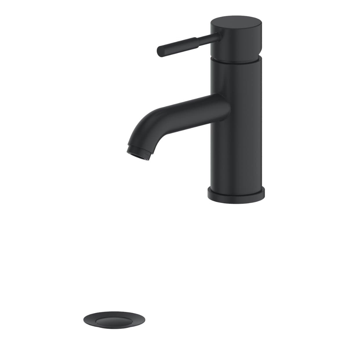 ZLINE Aloha Bath Faucet in Matte Black showcasing modern tropical-inspired design and elegant matte finish.