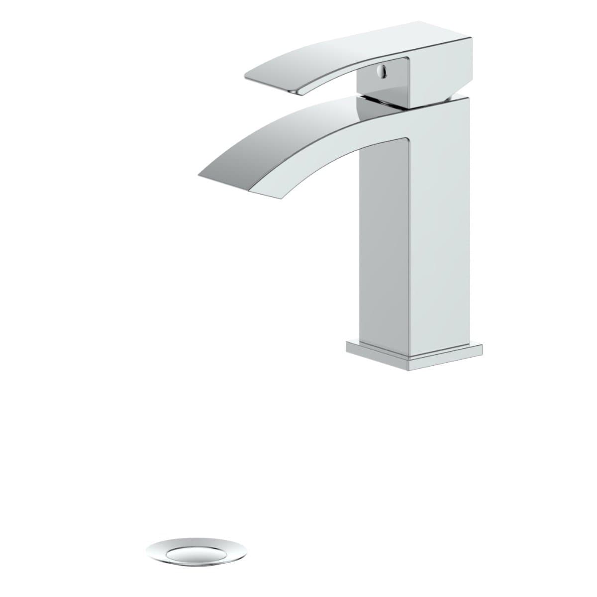 ZLINE Zephyr Bath Faucet in Chrome showcasing modern design and streamlined aesthetics for contemporary bathrooms.