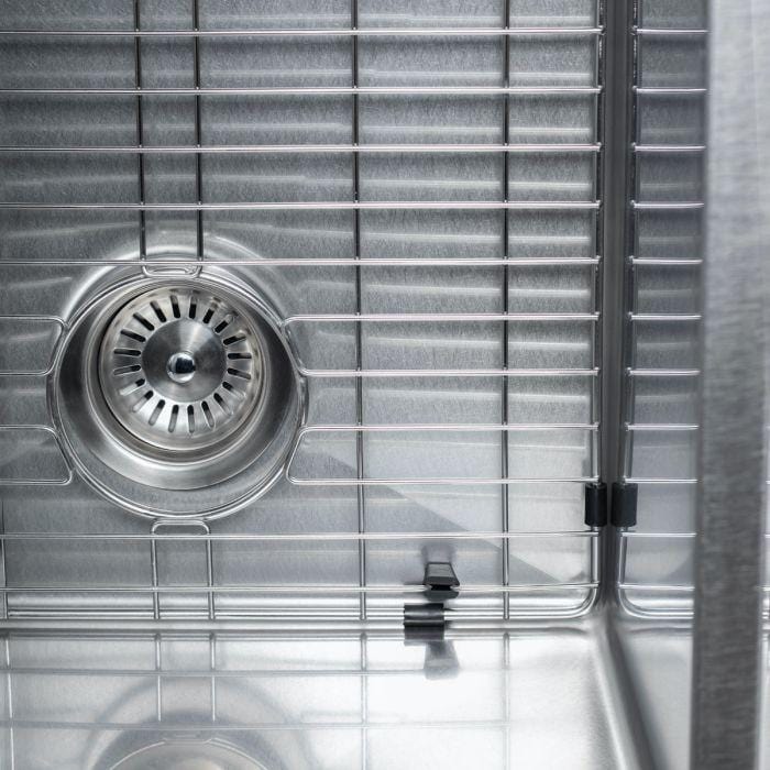ZLINE Niseko Farmhouse 36" Undermount Double Bowl Sink in DuraSnow® Stainless Steel (SA50D-36S)