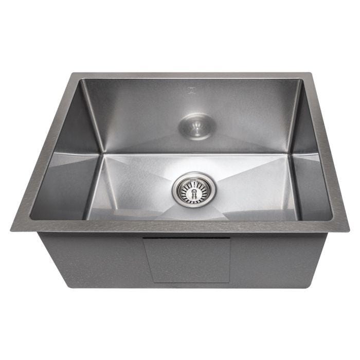 ZLINE Meribel 23" DuraSnow® Undermount Kitchen Sink SRS-23S single bowl design with stainless steel finish.