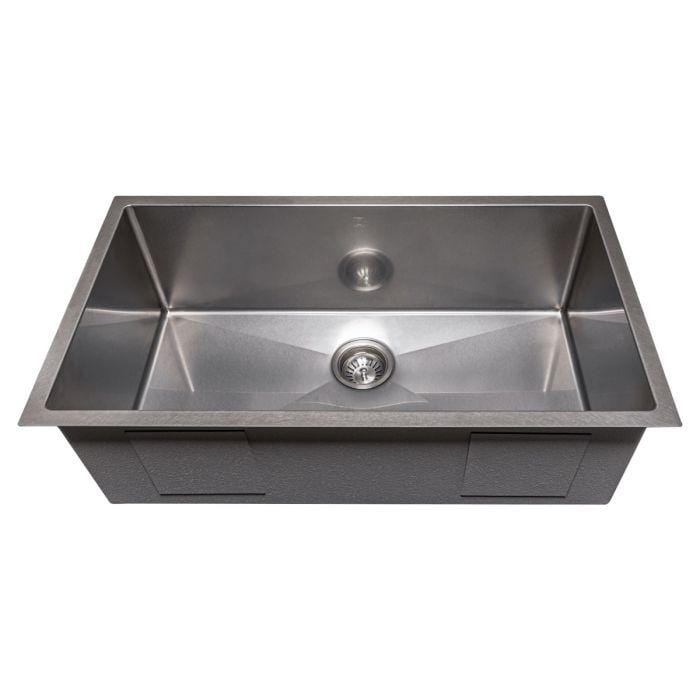 ZLINE Meribel 33" DuraSnow® Undermount Kitchen Sink SRS-33S in stainless steel finish