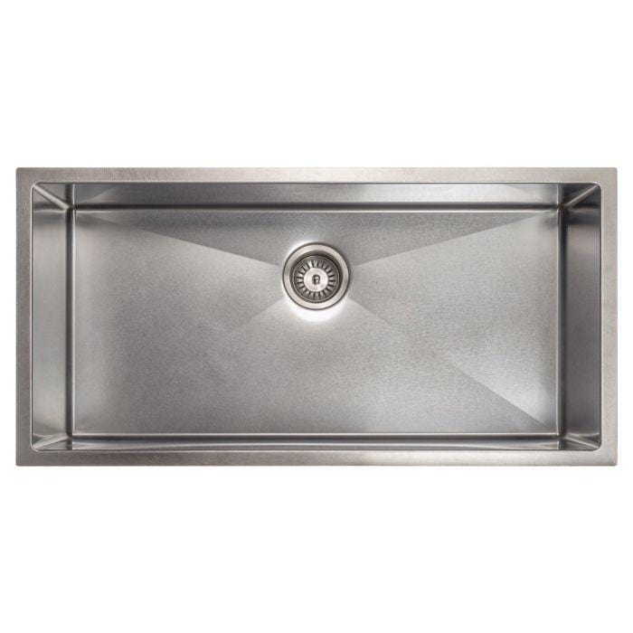 ZLINE Meribel 36" DuraSnow® Undermount Kitchen Sink SRS-36S with professional-grade capacity and sleek stainless steel finish.