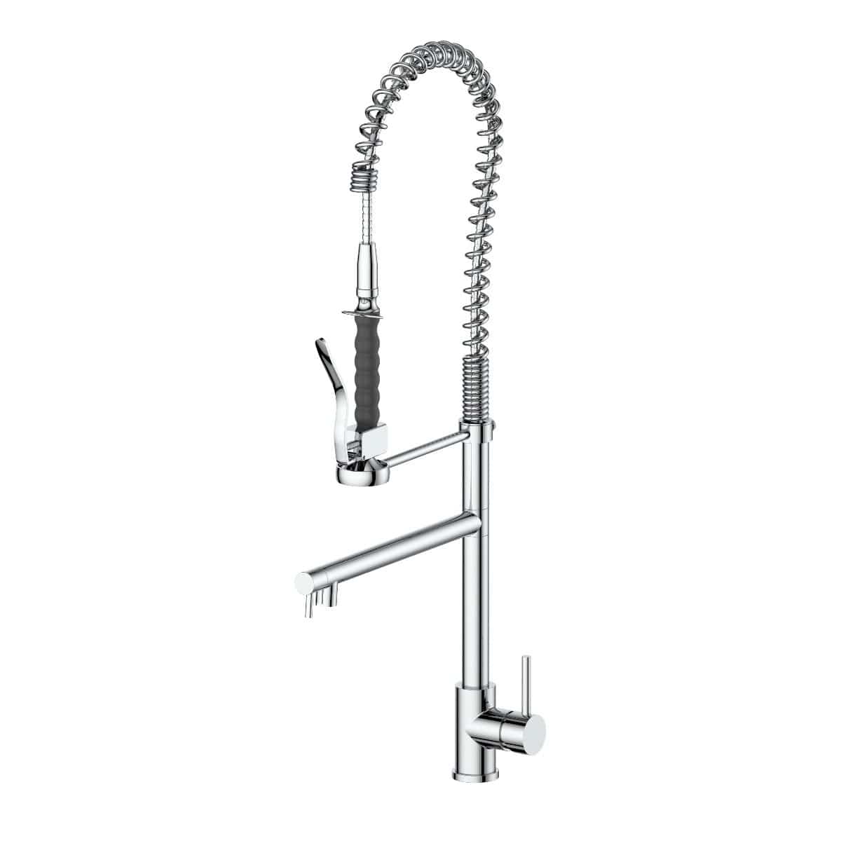 ZLINE Van Gogh Chrome Professional Kitchen Faucet VNG-KF-CH with stylish design and functional setup for kitchens.