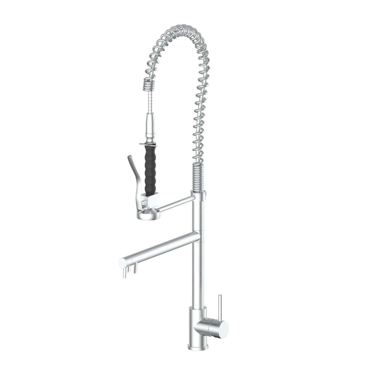 ZLINE Van Gogh Chrome Professional Kitchen Faucet VNG-KF-CH showcasing its professional-grade design and chrome finish.