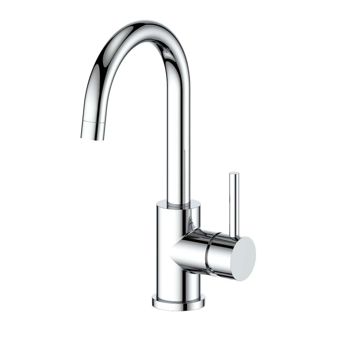ZLINE Renoir Contemporary Kitchen Faucet REN-KF-CH in chrome finish with sleek design and modern aesthetics